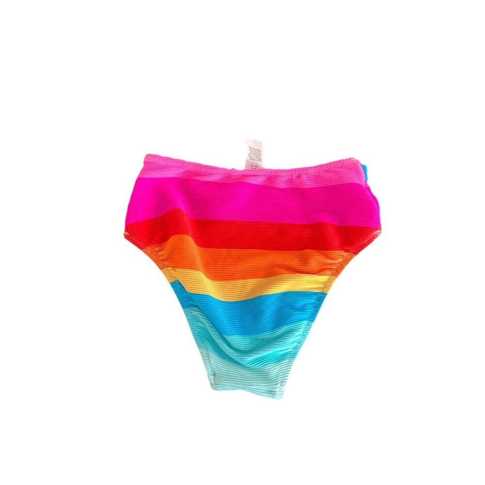 Trina Turk Women's High Waist Hipster Bikini Swimsuit Bottom Rainbow Size 0 NWT - Picture 6 of 6